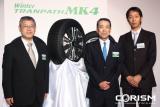 左から東洋ゴム工業 取締役 専務執行役員 タイヤ事業本部長  永井 和男 氏、取締役 常務執行役員 江渕 豊 氏、タイヤ技術部 朝山 佳則 氏