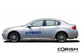 日産 「スカイライン ハイブリッド」ハイブリッド車実験車両 画像 エクステリア サイド