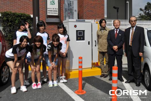 首都高湾岸線 大黒PAに登場した電気自動車用急速充電器