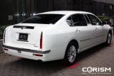光岡自動車「Galue(ガリュー) リムジン S50 250LX」 リアビュー(記者発表会場にて)