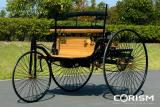 「トヨタ博物館クラシックカーフェスタ in 神宮外苑」ベンツ パテントモトールヴァーゲン（1886・ドイツ）