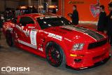 「2009 D1 GP KICK OFF DEMO "QUICK8追走バトル"」 08年のD1王者、斎藤 太吾 選手のマシン(なんと「フォード マスタング」!)は残念ながら展示のみ[2009東京オートサロンにて]