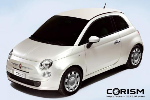 フィアット500 1.2 8V ポップ (FIAT 500 1.2 8V POP) エクステリア フロント 画像