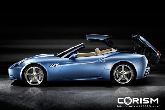 フェラーリ カリフォルニア　サイドビュー