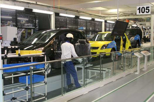 スズキ歴史館2階展示フロア