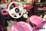 東京・青山のFIAT CAFFE(フィアット・カフェ)で公開された"FIAT 500 Barbie"(フィアット チンクエチェント バービー)[イタリア本国仕様・エキシビジョンモデル]