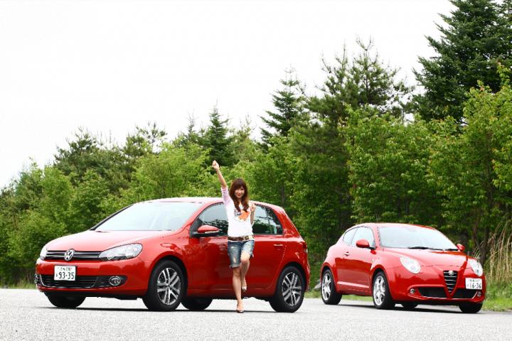 フォルクスワーゲン ゴルフ6 vs アルファロメオ ミト