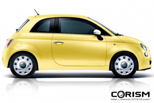 フィアット 500(チンクエチェント)　特別仕様車『FIAT 500 1.2 8V "POP Vanilla Yellow"(ポップ バニラ イエロー)』　エクステリア