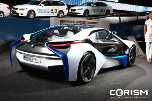 【'09フランクフルトショー】BMW「ビジョン・エフィシェント・ダイナミクス」[コンセプトカー]　リアビュー