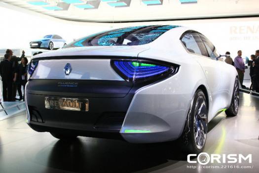 【'09フランクフルトショー】ルノー「FLUENCE(フリューエンス) Z.E. Concept」