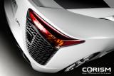 レクサス LFA[プロトタイプ]　重量バランスの最適化のために、ラジエターは左右後方に配置される