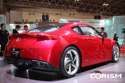 【東京モーターショー2009 速報】トヨタブース「トヨタ FT-86 コンセプト」[参考出品車]