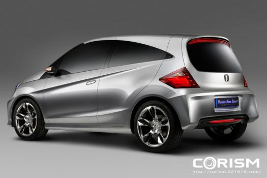 　ホンダ インド市場向け 低価格 小型車 コンセプトカー「Honda New Small Concept(ホンダ ニュー スモール コンセプト)」リアビュー