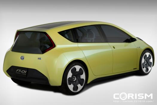 【2010デトロイトショー】トヨタ「FT-CH」[コンセプトカー(コンパクトクラスのハイブリッド専用車)]　リアビュー