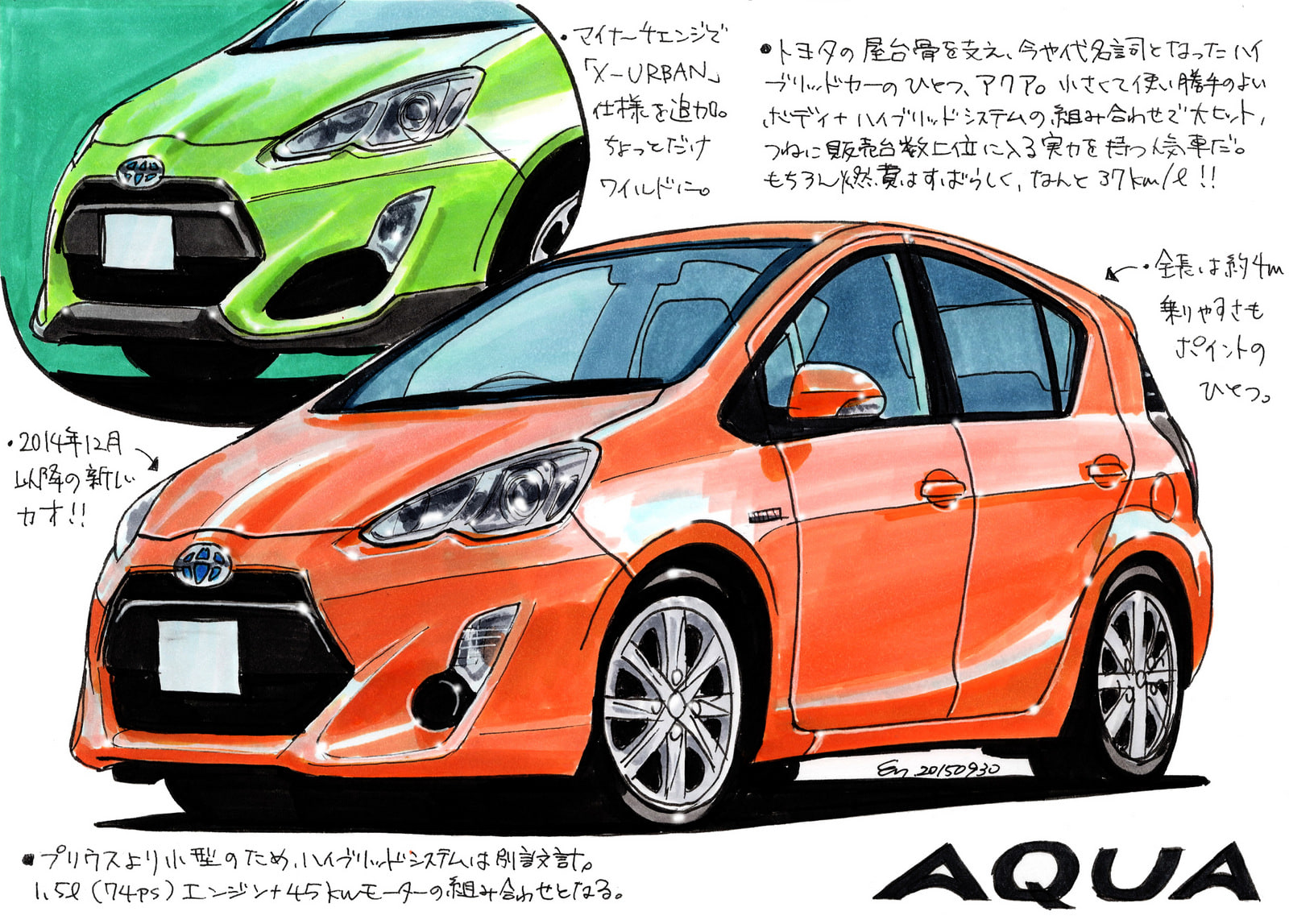 遠藤イヅルの人気車選び トヨタ プリウス Vs トヨタ アクア 新車情報の車ニュースを配信中 中古車のガリバー
