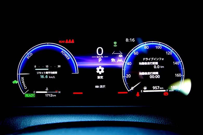 クラン クラウンクロスオーバーSUVのメーター