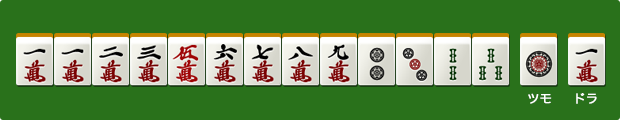 麻雀で何切る No.12458の問題
