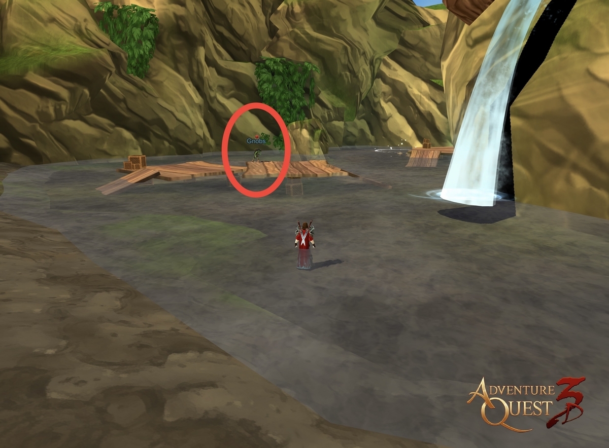 Gnobs (Box Springs) の釣竿クエスト これからAQ3Dを始める方へ