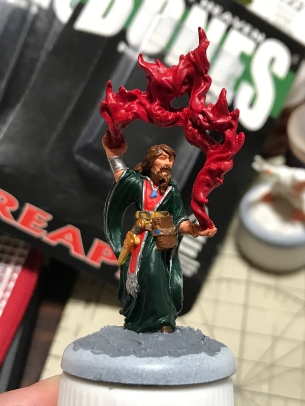 Pechetruite Aaron The Conjuror – Reaper Bones Miniatur 77222, 50 Mm, Unbemalt, Für Rollenspiele & Kriegsspiele