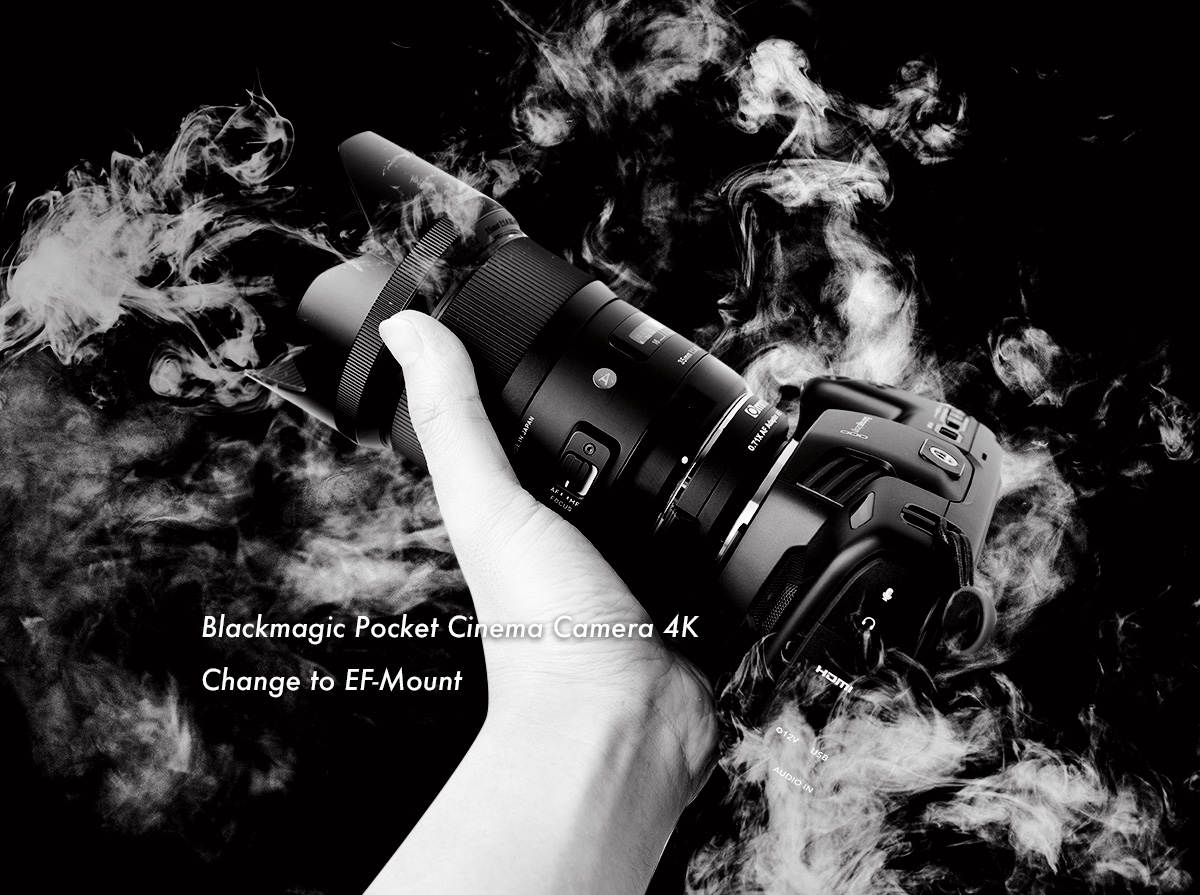 M4 3カメラで使える Bmpcc4kにefマウントのcanonレンズを使える様にするアダプター レビュー スカイフィッシュのドローンブログ カメラ ガジェット ドローンの撮影レビューメディア