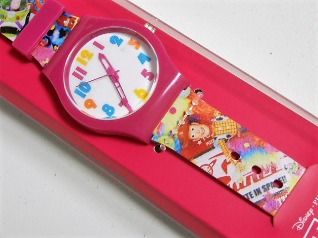 ディズニー トイストーリー ジャンボ 時計 スケボー SEGA 当時物