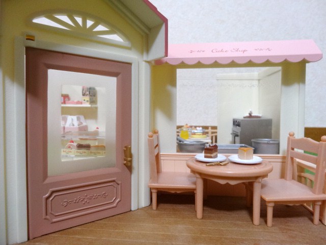 シルバニア 森のおしゃれなケーキ屋さん パーティーセット - 小さな世界