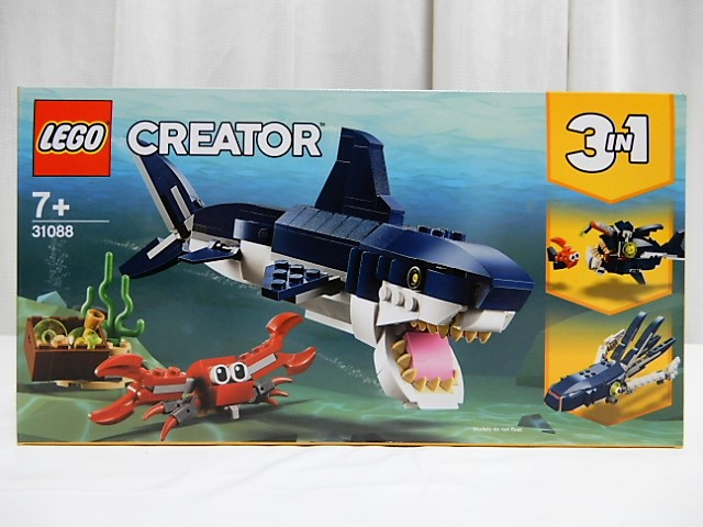 LEGO 31088 深海生物 クジラ 3in1 クリエイター - 小さな世界