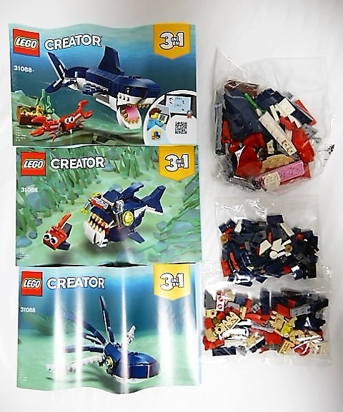 LEGO 31088 深海生物 クジラ 3in1 クリエイター - 小さな世界