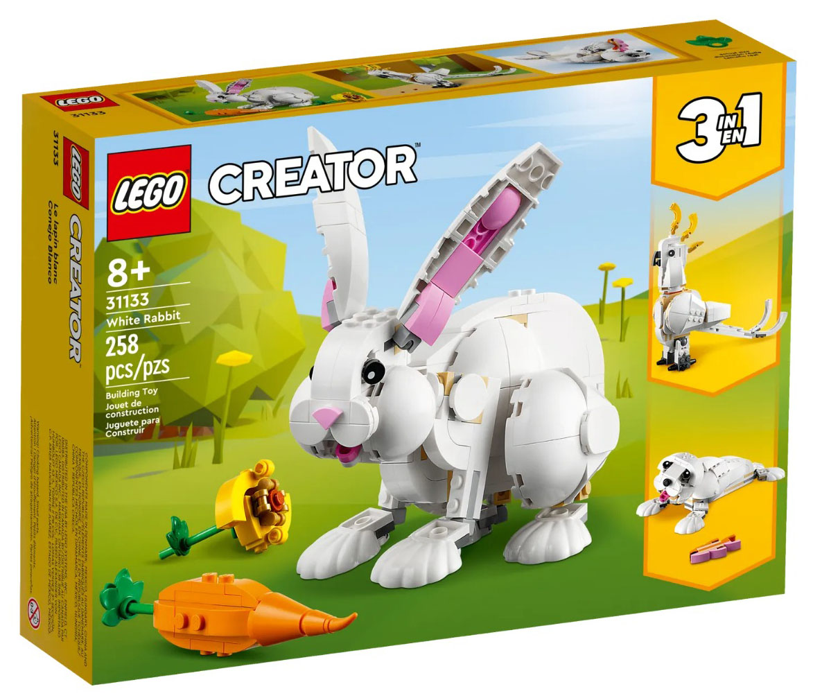 うさこ 1月1日発売】LEGO 31133 クリエイター3in1 白ウサギ - 小さな世界