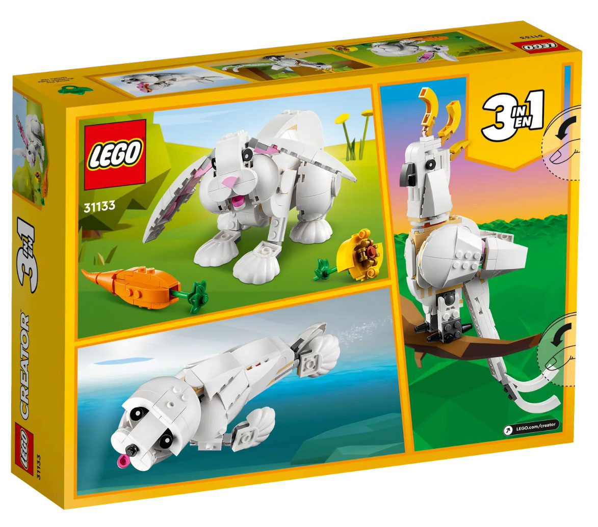 1月1日発売】LEGO 31133 クリエイター3in1 白ウサギ - 小さな世界