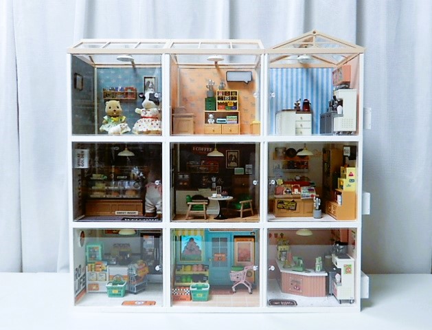 Rolife】組み立て完成＆シルバニア比較 - 小さな世界