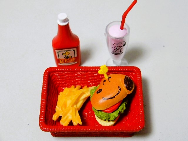 リーメント スヌーピー アメリカンダイナー 全8種　ミニチュア　食品サンプル RE-MENT】SNOOPY'S American Diner リーメント スヌーピー