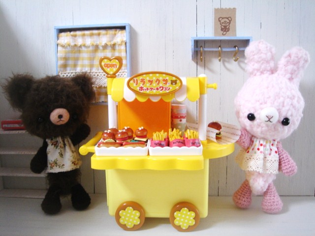 こなぷん ホットケーキワゴン リラックマ バンダイ - 小さな世界 