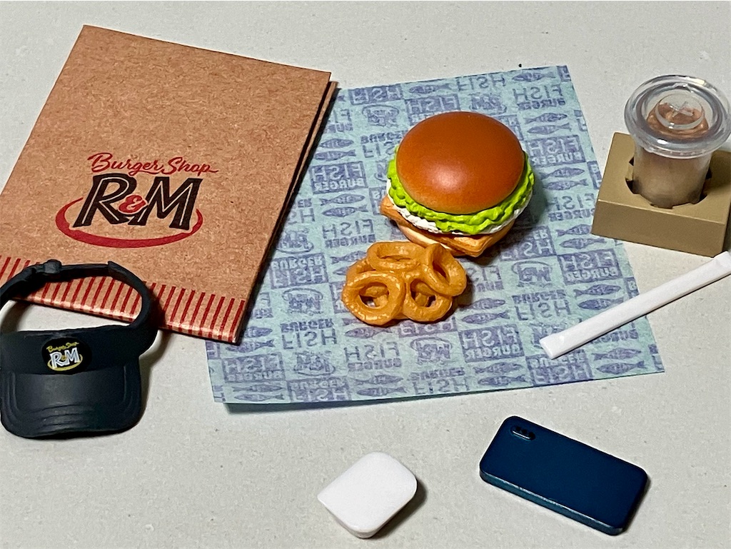 リーメント♡ぷちバーガー　色違い含むコンプリート リーメント ぷちサンプル Burger Shop R&M 全8種 1BOXでダブ