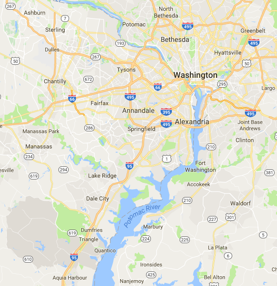 アメリカでドライブ！Aug'167 Quantico, VA / バージニア州 クワンティコ周辺 Learn English with FUN!