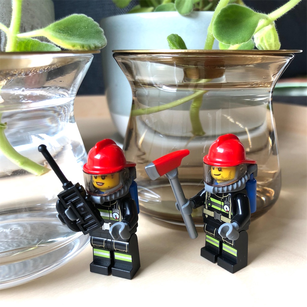 Legoの消防士さんのフィグが好き ジョージマムの子育てlife