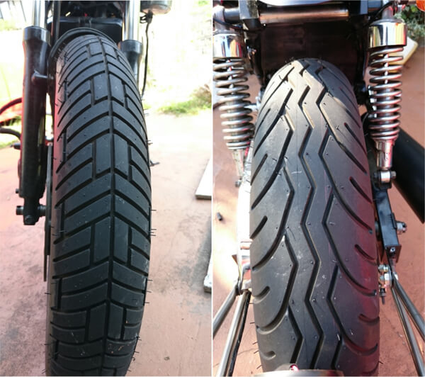 エリミネーター250SEのタイヤをメッツラーレーザーテックにした エリミネーター250SEのタイヤをメッツラーレーザーテックにした