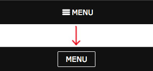 メニューボタンのbeforeafter
