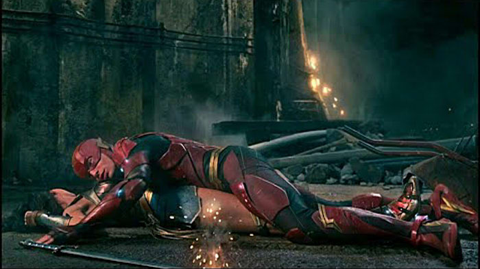 映画『ジャスティス・リーグ』の一場面