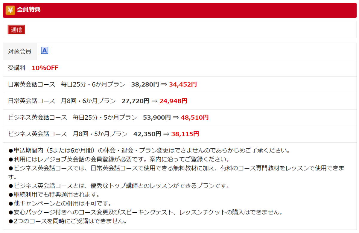 みんなの優待(レアジョブ英会話のクーポン)