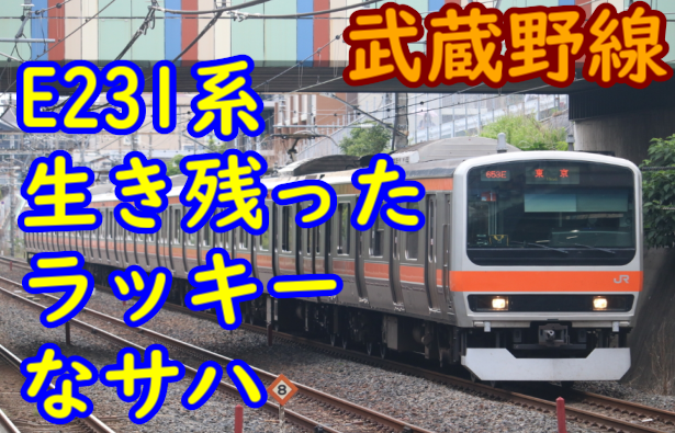元総武線E231系 他の車両が廃車となった中生き残ったラッキーなサハ
