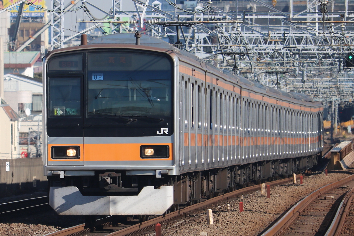 現209系1000番台運用（97,99T）2024年改正後時刻表判明！豊田始発高尾