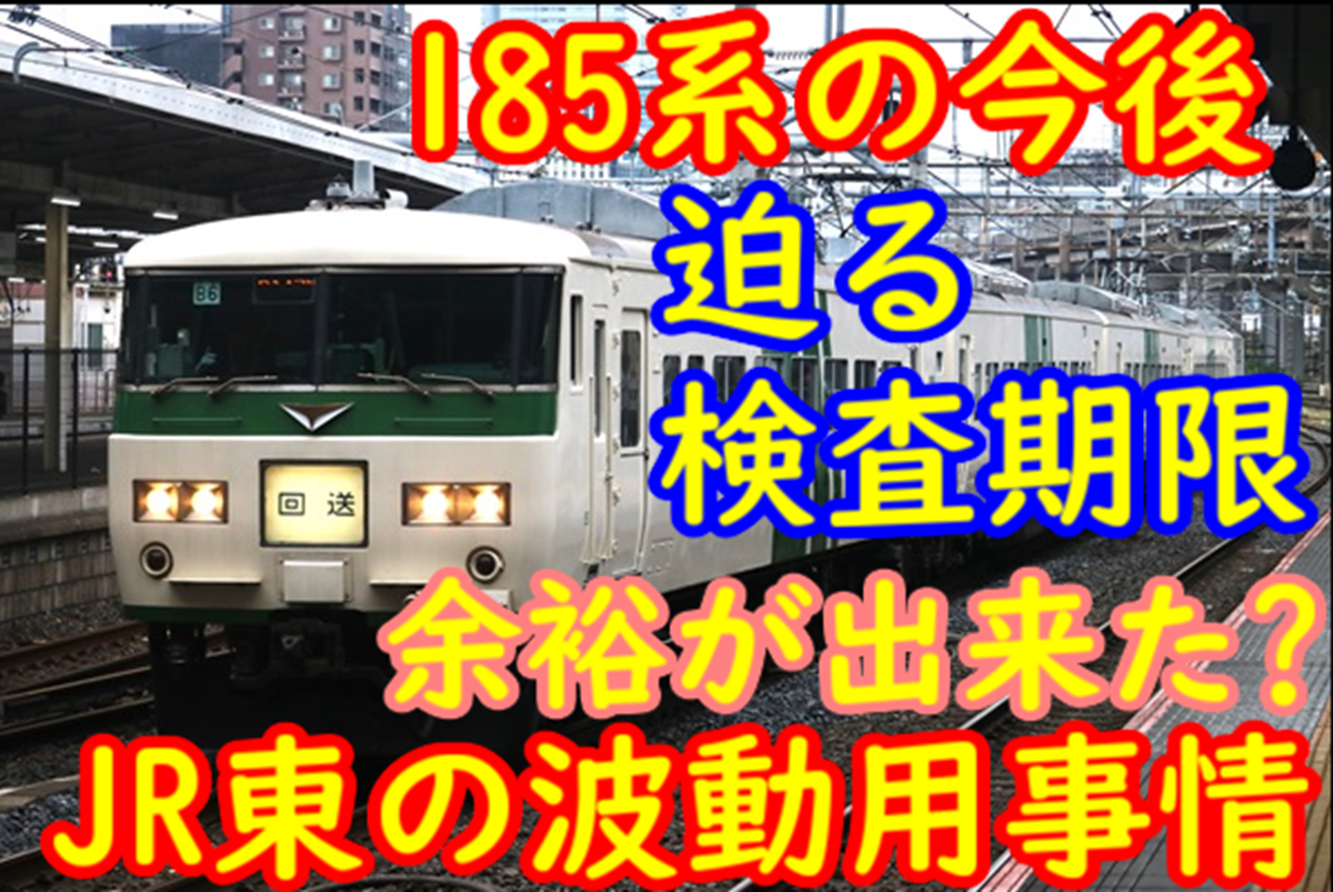 185系は検査を通し現役続行なのか？最新の波動用状況を見る【E257系 