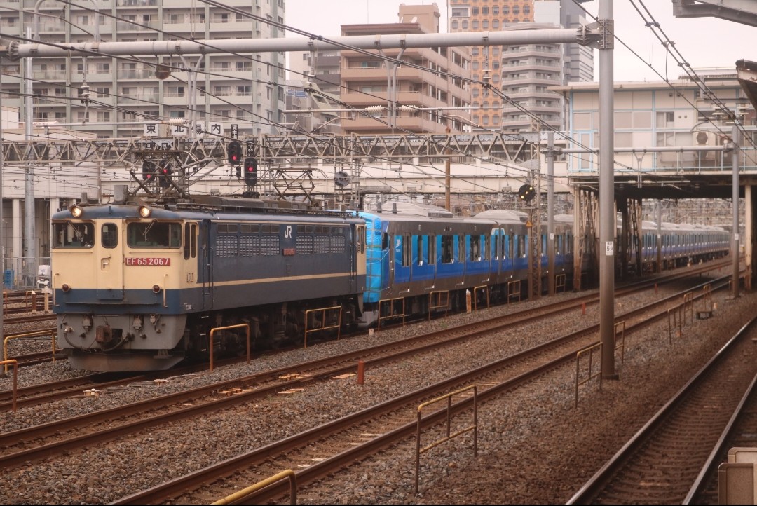 71-000形 EF65牽引で甲種輸送&255系Be-03 大宮総車へ入場！ - て