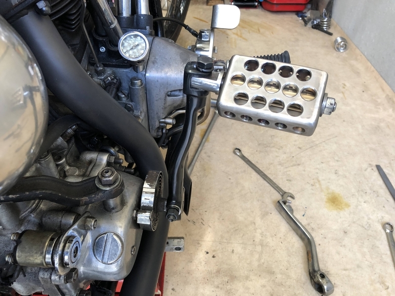 Harey-Davidson・キックアーム ペダル ・earlyショベル.ショベル