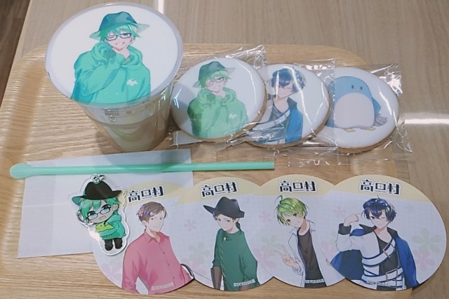 高田村コラボカフェセット 高田村 アニメイトカフェ アクリル