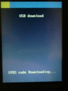 GPRS code downloading