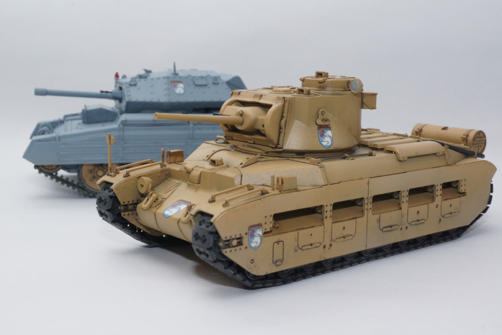 1/48 マチルダII歩兵戦車 Mk.III/IV -ガルパン 聖グロリアーナ仕様で