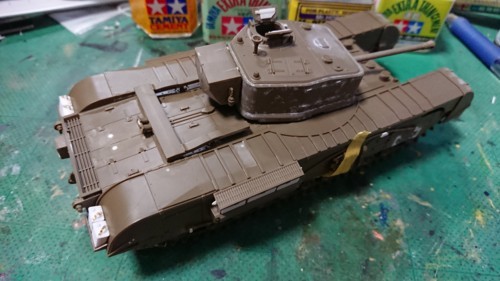 1/48 チャーチル歩兵戦車 Mk.VII -ガルパン 聖グロリアーナ女学院仕様