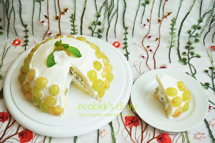 スイーツづくり ブドウのズコットケーキとロールケーキ Grape Cake ขนมเค กอง น Ecobkk S Diary スイーツづくり ブドウのズコットケーキとロールケーキ Grape Cake ขนมเค กอง น Ecobkk S Diary